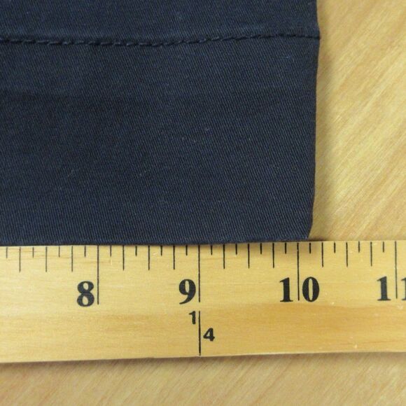 GLORIA VANDERBILT Tummy Control Wide Leg Crop Pants Sz 12 Navy Blue Pull On NWT - Picture 13 of 13